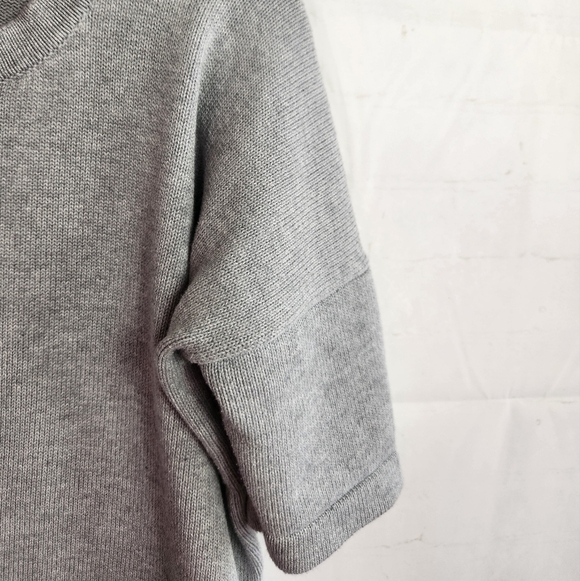 Lululemon Bhakti Reality Knit Casual Preppy Short Sleeve Heathered Grey 6 - Picture 7 of 13